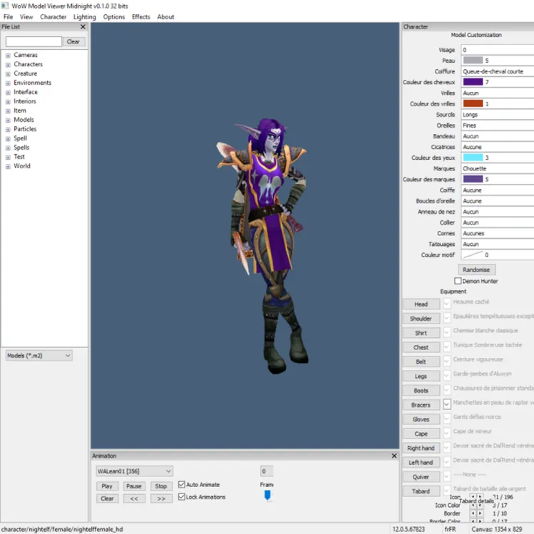 _WoWModelViewer's tweet photo. WoWModelViewer - Midnight is now available! 

https://t.co/rmUQ7wB1Hw

✅ Works with #Midnight animations
✅ Mounted characters are back
✅ Same interface than before

Big thanks to @RasmusLND for this update! https://t.co/kJXWcLz6Ra