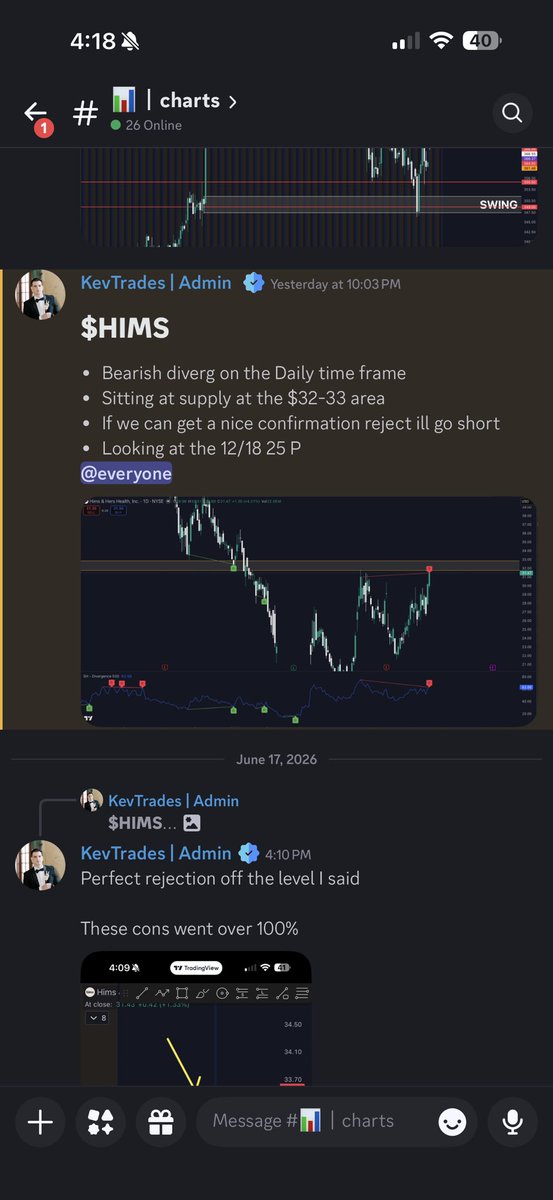 KevTrades_'s tweet photo. $HIMS 
I AM A SNIPER https://t.co/8pKLVn9mjt
