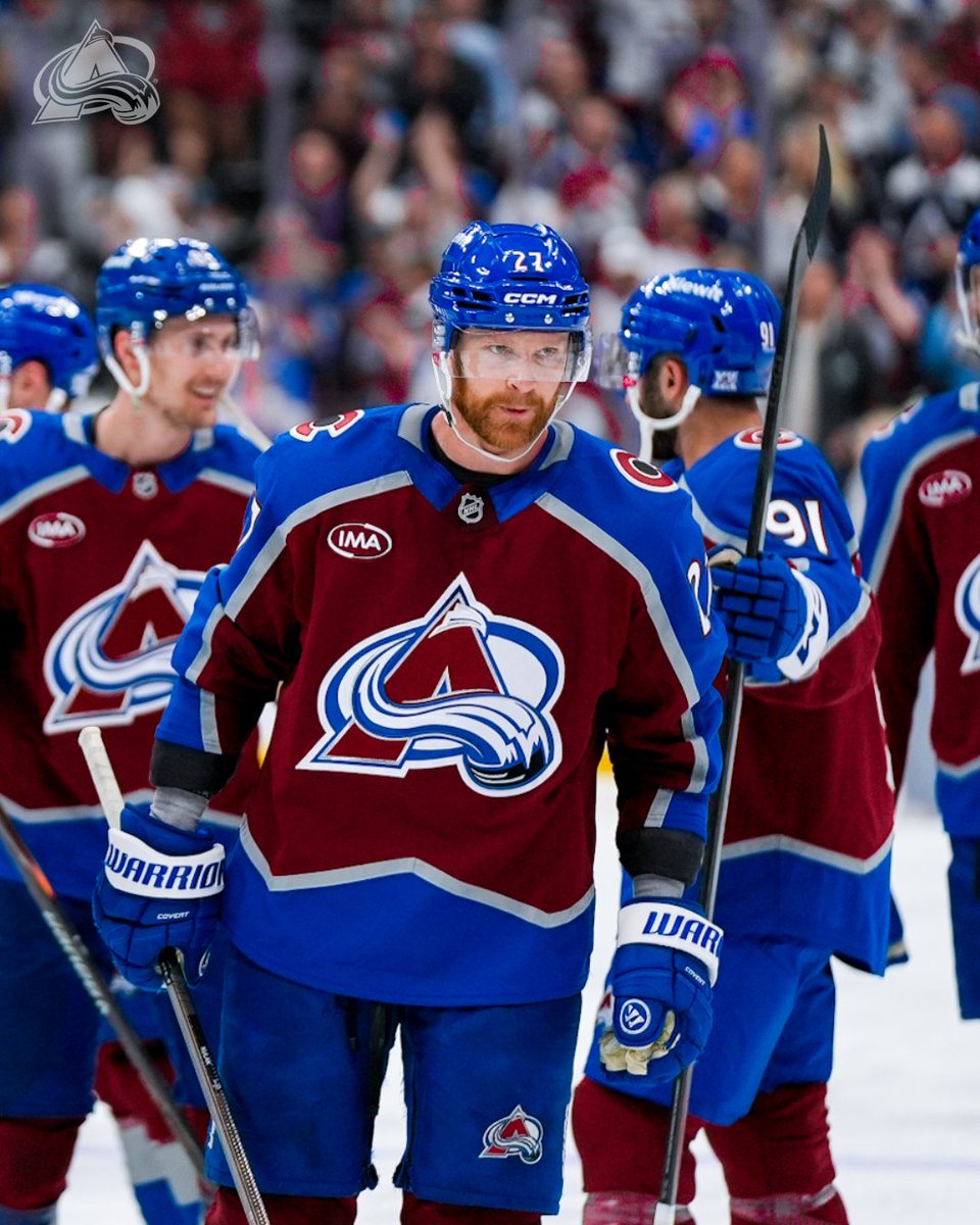 Avalanche's tweet photo. Brett Kulak: a stalwart in defense and a series-winner 🫡 https://t.co/rl0Ci4LX1T