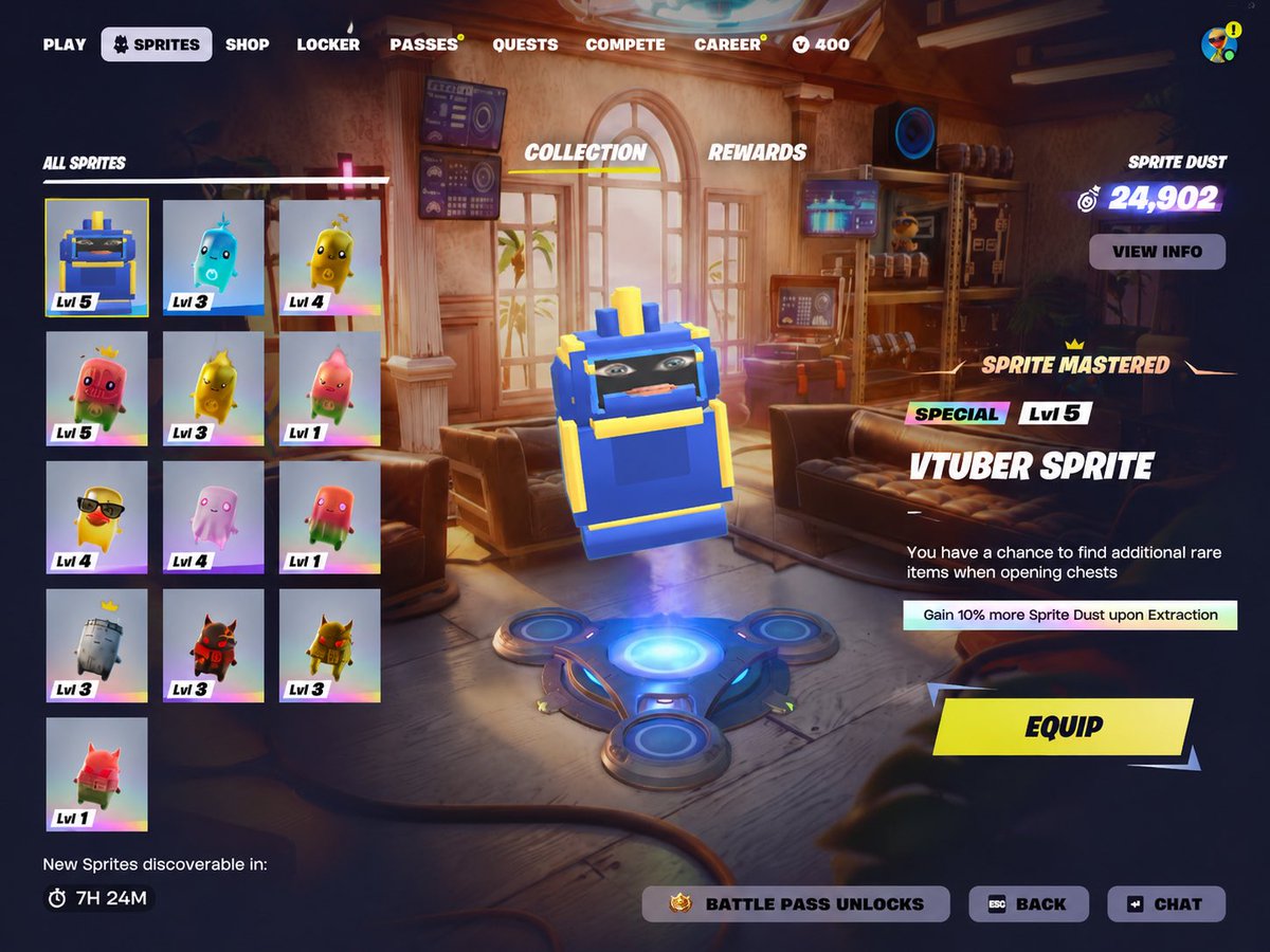 NewocGames's tweet photo. @Fortnite I think my vtuber model would work pretty well as a sprite @Fortnite #fortnite https://t.co/UBEaC8o8iF