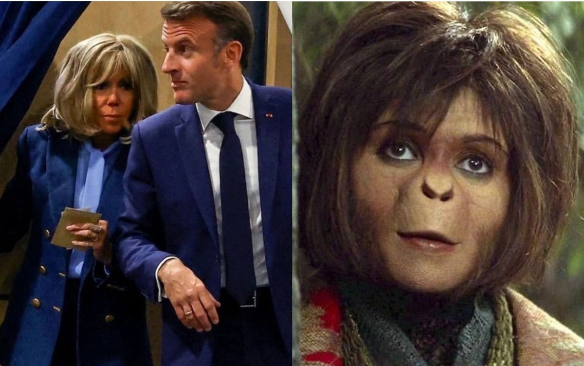 AlfredENewmemes's tweet photo. Brigitte Macron is the Mini Mike of France https://t.co/6MiJoVG4DM