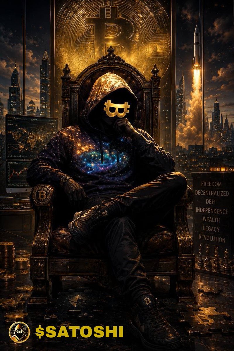 SatoshiErcToken's tweet photo. The greatest advantage
is seeing tomorrow
while everyone else debates today.

Narratives fade 
Trends fade 
But ideas capable of reshaping the future
continue to compound.

We are all Satoshi 

$SATOSHI ♾️ https://t.co/e8dUT3qSfR