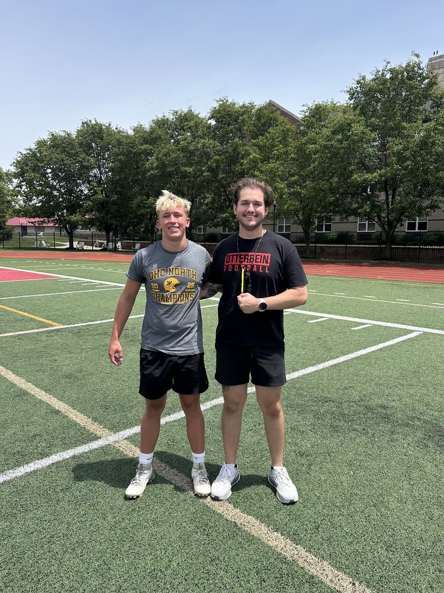 WJRiderFootball's tweet photo. Colten Thomas attended a football camp at Otterbein University today! https://t.co/2Xf4quHKg5