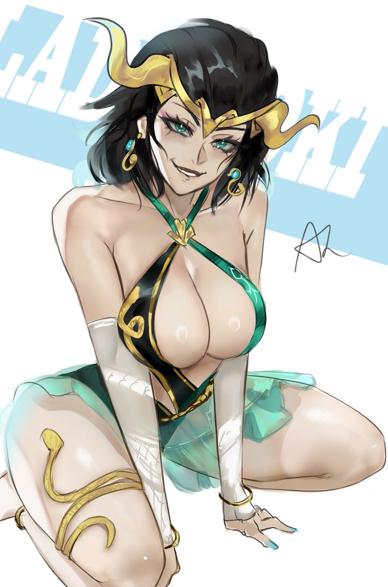 arialladraws's tweet photo. Lady Loki Swimsuit 

#Marvelrivals https://t.co/AFtnD7S77w