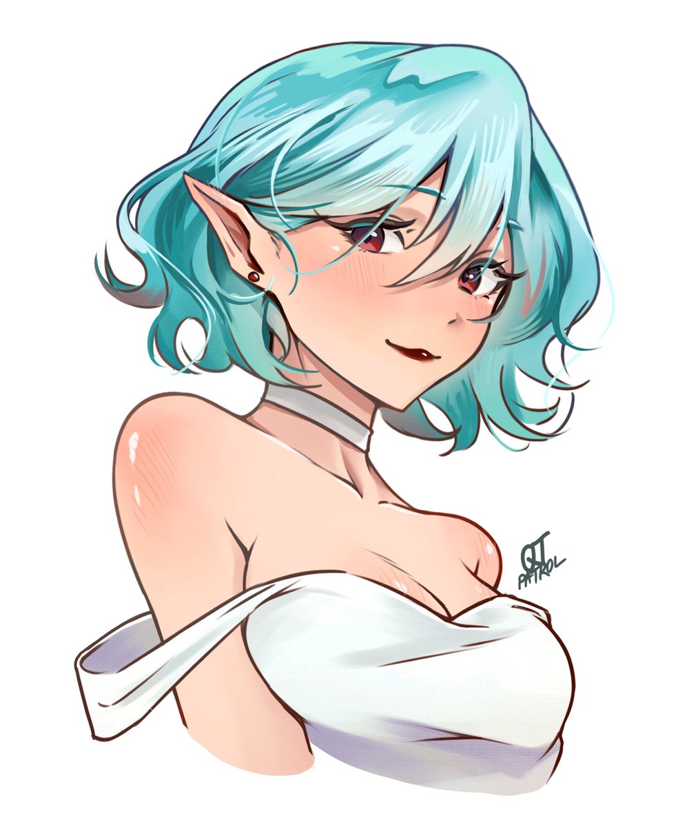 Qt_Patrol's tweet photo. Some remilia scarlet practicing with a real THICC brush https://t.co/wHXIfvBXcW