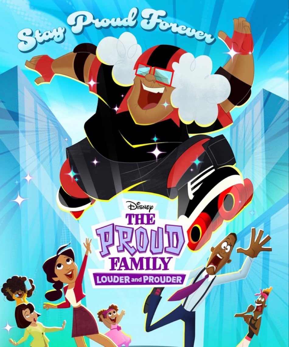 MAIRTVCRAVE's tweet photo. The fourth and final season of ‘THE PROUD FAMILY: LOUDER AND PROUDER’ debuts July 29 on @DisneyPlus
#TheProudFamilyLouderandProuder #proudfamily #2000s #childhoodshows #animation #DisneyChannel #DisneyPlus #toondisney https://t.co/dTg4eUhaZw