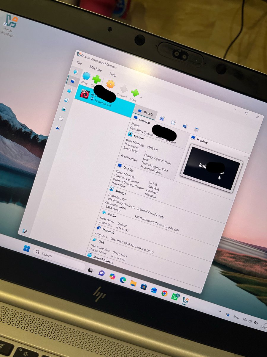 TheTenixxx's tweet photo. It’s Day 2 of my #30DaysOfTech challenge with @TechSphereAcad. I had a challenge with installing my Kali Linux but trust me not to give up 😁

Guess what, I succeeded. 🤭 There’s knowledge in every mistake. 

#BuildInPublic #LearningWithTs #Cybersecurity. https://t.co/ckexTi2XlA