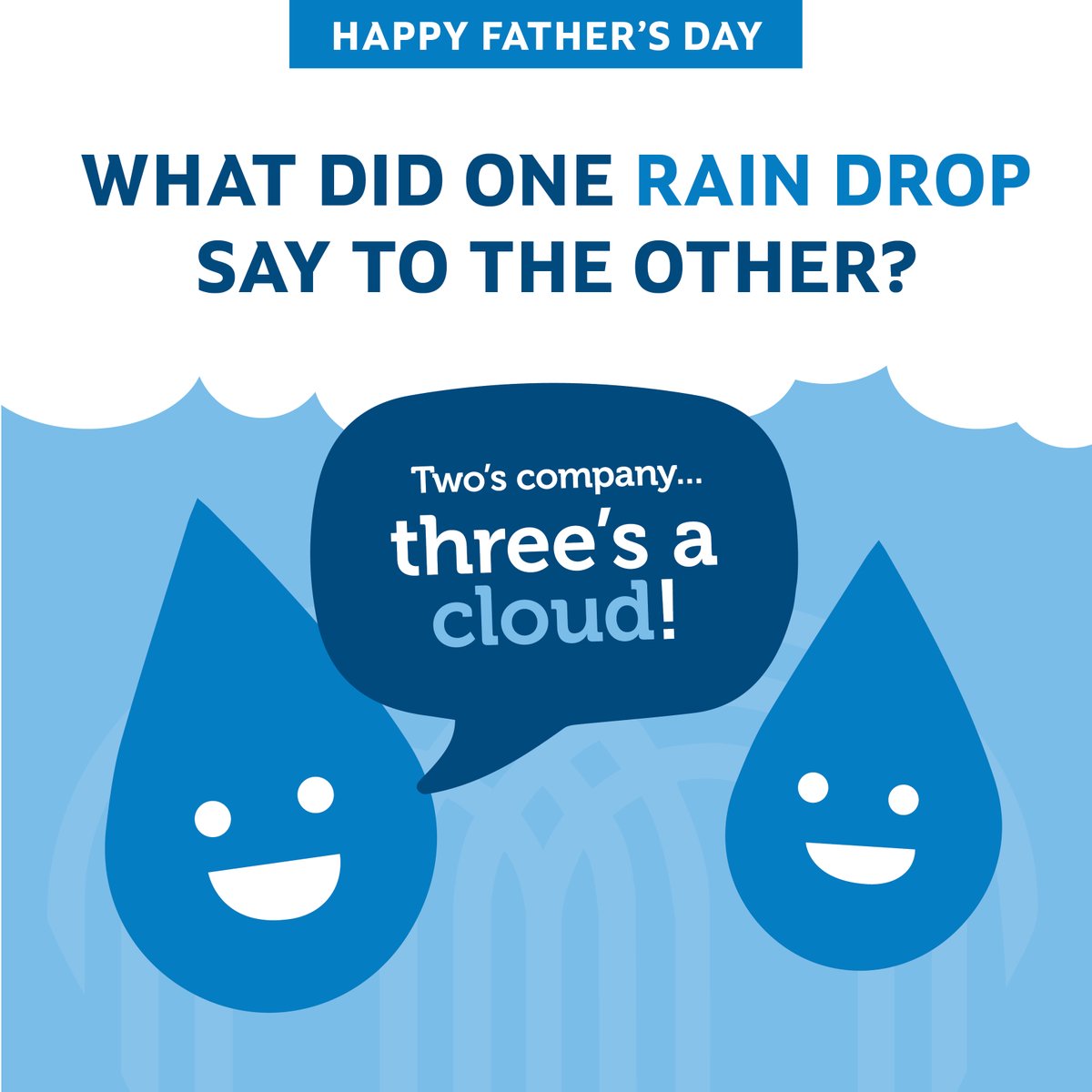 KCMOwater's tweet photo. To all the dads out there, we hope your day is overflowing with cheesy jokes, quality family time, and plenty of hydration. Stay damp, champ! ⭐️ #FathersDay https://t.co/IWJfOTHJbu