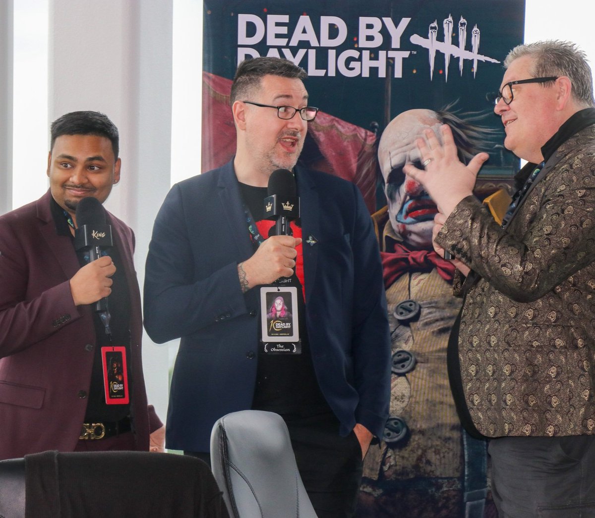 TheKingTwitch's tweet photo. Wow, wow, WOW! What a weekend to never forget!!

A big thank you to @deadbydaylight for inviting me to their 10th year anniversary. This has been such a full circle and surreal moment.

I started playing Dead by Daylight when it first released on June 14th, 2016, not knowing that this game would change my life. Honestly, it’s an understatement to even say it has changed my life.

It was amazing seeing so many fans, devs, creators, and honestly, all of these can just be summed up with one word: friends.

I first met the devs back at New York City Comic Con in 2019, and at that time, I had no idea where this game would take me. It’s just crazy to think about how far it has.

So happy birthday to Dead by Daylight. Happy 10 years, and here’s to 10 and many, many more to come. Thank you for all the moments, memories and thrills!

(Couldn't tag everyone sorry! I also wish I could of chatted with and met everyone! I missed so many people!!)