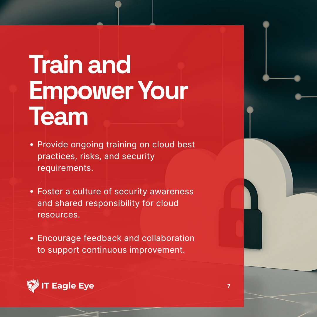 iteagleeye's tweet photo. Swipe through for essential best practices to ensure your migration is secure, efficient, and successful.
Don’t forget to share these insights with your IT team!
#CyberSecurity #TechLeadership #DigitalTransformation #CloudMigration #CloudSecurity #BestPractices #ITEagleEye https://t.co/ltPLgYsdQ1