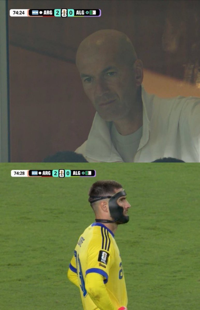 Indie5051's tweet photo. Zidane viendo asi a su hijo. https://t.co/TyHIbFuP6j
