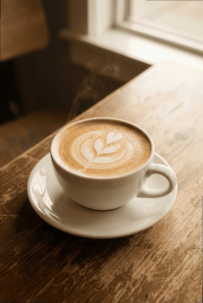 sofie3874's tweet photo. steam curling off the coffee like it's trying to spell out the meaning of life but gave up halfway https://t.co/0LEOrCO2Es