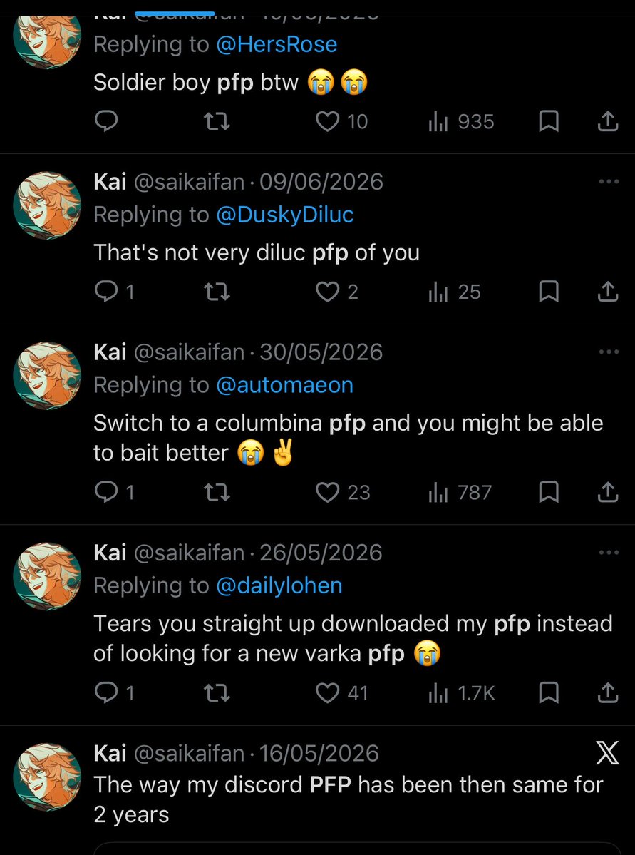 sobiinsan's tweet photo. bro just wants to say "pfp" don’t be so rude to him guys! baby just learned a new word 🥺 https://t.co/wgxPjRWoZN