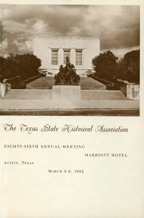 SaveTXHistory's tweet photo. Texas State Historical Association held its first annual meeting in Austin on this day in 1897. They recently held their 130th meeting.

At the 1941 annual meeting, they ran an auction for donated books, artifacts, and works of art to raise funds for the association's activities. https://t.co/C4VOZ65hbc