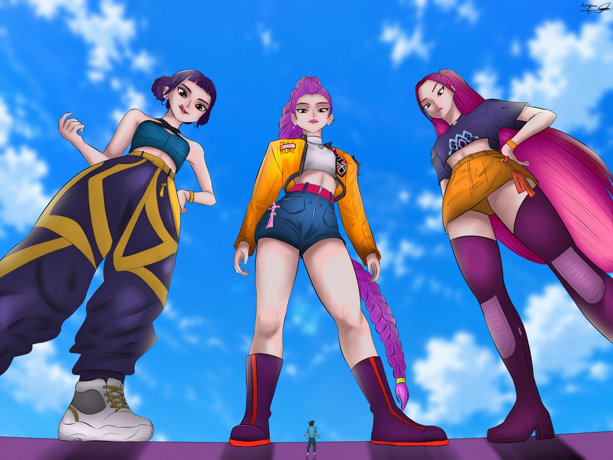 Mayami456's tweet photo. kpop tiny hunter.👹
.
What if ..the Huntrix girls didn't just hunt monsters?
#kpopdemonhuntersfanart #giantess #vore https://t.co/BPeVO2Eknb