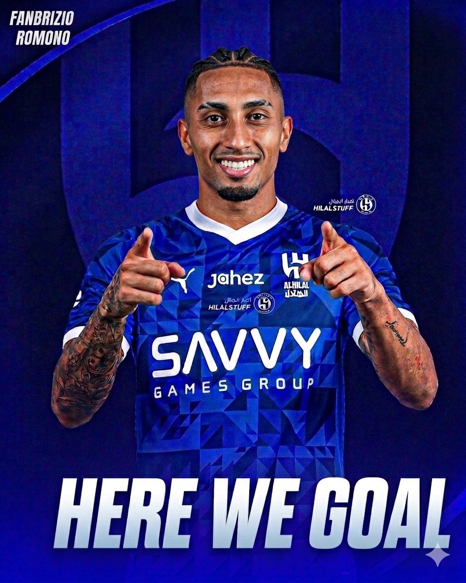 danaati's tweet photo. 🚨 رسميًا | الهلال يحسم صفقة من العيار الثقيل! 💙
أعلن الهلال التعاقد مع النجم البرازيلي رافينيا قادمًا من برشلونة، في صفقة بلغت قيمتها 120 مليون يورو، بعقد يمتد لـ4 سنوات. ✍️🔥 https://t.co/D6HbqlLmKF