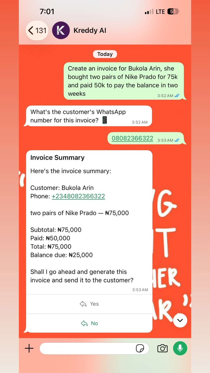usekredibly's tweet photo. Kreddy V2 is coming.

V1: You create invoices and draft reminders. You send links. You chase customers. Kreddy reminds YOU, but you still handle the conversation.

V2: Kreddy sends invoices directly. Professional delivery. Automated reminders to customers. Follow-handled https://t.co/eXxvYJVCZ3