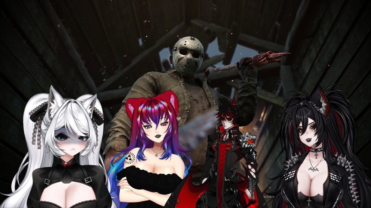 VampykinzVT's tweet photo. LIVE ON CLOCK APP WITH THESE AWESOME PEOPLE! COME SAY HI! WE ARE PLAYING THE JASON CHAPTER! FIND OUT BELOW!👇 
@CCakeroll @iinviis @DireWolfVTuber https://t.co/NWhQL1fBU8