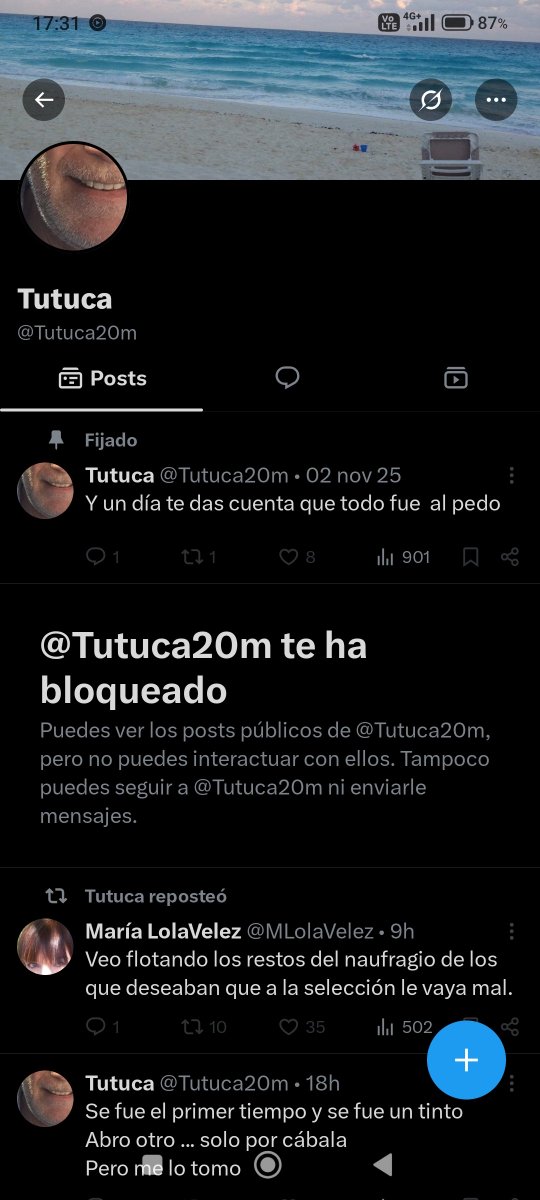 Gonz15013's tweet photo. Le tiro un par de datos y bloquea re cogido estaba jajsjsj https://t.co/N0xOKDwDRP
