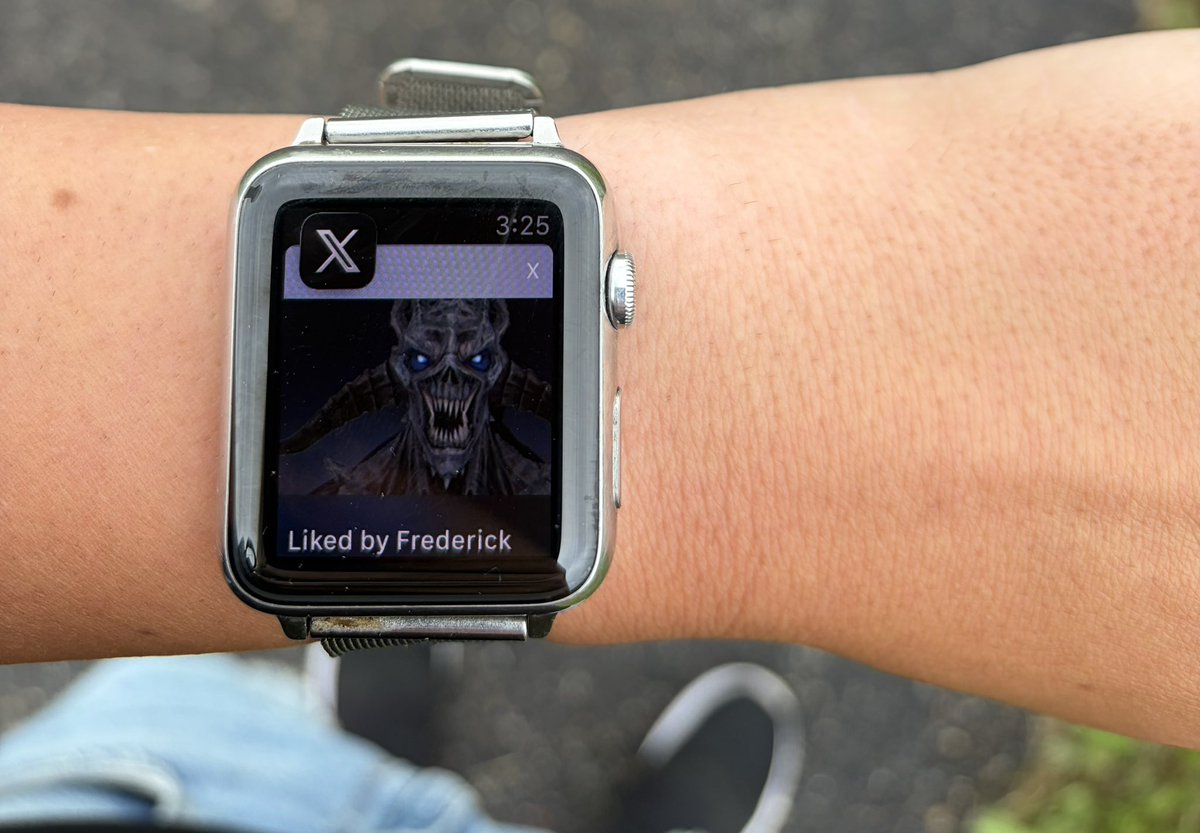 gregthesorcerer's tweet photo. I regret posting this one he keeps appearing on my watch and scaring me https://t.co/5HhxgH3NNB