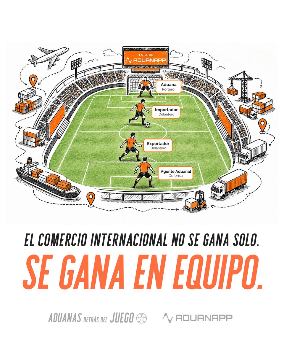 aduanapp's tweet photo. Y en Aduanapp nos apasiona conectar a todos los jugares en el campo. ⚽🥅

Porque nadie gana el partido solo.

#AduanasDetrásdelJuego #aduanapp #clasificadorarancelario #facilitandoaduanas https://t.co/GeLepyCtEE