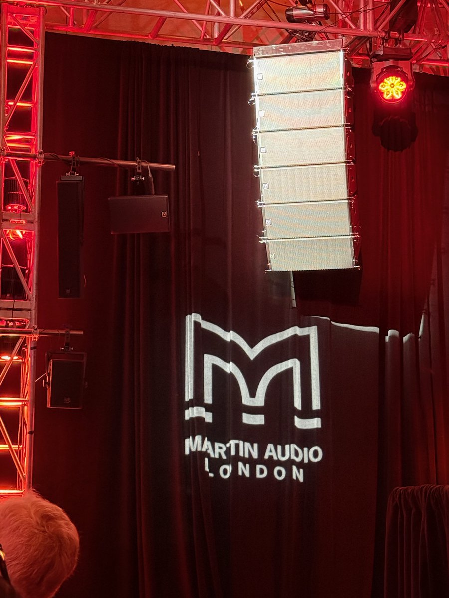 MartinAudioLtd's tweet photo. Experience next level control and clarity from Wavefront Precision in Demo Room N112. 

Join us to discuss on Booth N6883. 

Check Demo Schedule for show times: https://t.co/lvZh0q759T 

#HaveYouHeard #UniteYourAudience #InfoComm2026 https://t.co/FQtk0rMX2V