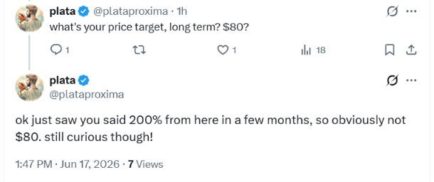 DesertDweller93's tweet photo. I believe $qure has unbelievable potential from here. I believe we have a decent shot at triple digits by end of next month and buyout in a year or two at several triple digits and here's why:
In the very near term, the only potential for slightly negative news I see is from TLE data that gets reported on Friday 6/19. I say slightly negative is because I don't think much of any of the current stock price reflects anything for TLE program. If data are poor, stock may lose a couple bucks. If on the other hand data is as I expect, good to great, then I believe we go up $10-$20/share. Good data makes uniQure more of a strong pipeline play immediately. Since they have completed cohort 1 and began recruiting cohort 2, I think it bodes well for good to great data on Friday. I view good data as a reduction of seizures in the 50% range and great is if we can repeat close to what we saw in patient #1 last year.
After 6/19, only other near-term potential for negative news would be if the FDA reverses course again. I view this as extremely remote. Today's press release was not based on official minutes which means current new FDA leadership was so impressed with the data that they realigned with uniQure. No way uniQure issued today's PR without significant assurances from the FDA the filing will happen in Q3.
In Q3, the next catalyst is the actual BLA filing which will give us another big pop, probably bigger than today imo. The other potential for big catalyst related to this is if the FDA grants one of those CNPV's as a way to try to make up for the mistakes of Prasad and Makary. I am not convinced the FDA will keep the program alive but if they do, I don't see a more worthy candidate to receive one. If that happens, we get a huge pop.
After the actual filing, the next near-term potential negative would be that the FDA doesn't accept the filing for review. I believe the FDA has 30 days to respond from submission date; I need to review this. This is again, a very unlikely scenario that the FDA doesn't accept the filing for review imo.
Also, in Q3 the 4-year data come out, likely in mid to late September. Data release is always a risk for any program. In this case, after reading, seeing and hearing what the principal investigators such as Drs. Tabrizi, Wild and Sung have said about their actual patients, I view the data release risk as extremely small. The data will be incredible imo.
The next risk will be Q4/Q1 '27 when the FDA issues its decision. I don't believe for a second they aren't going to grant AA with everything that is known so far but this is definitely a risk. I believe before PDUFA date, qure should be trading at least $150 if all goes as I think I see things going. It will then get to >$200 if all goes well.
Remember there are currently <72 million fully diluted shares outstanding. Even after they do another secondary, there will only be about 80 million or so shares outstanding, for a company that can easily be generating billions in revenue annually within 2-3 years after approval imo.
All just my opinion. I am not good at all at predicting short term price movements. I am a long-term investor for the most part, although I am currently sitting on a decent chunk of shares that were purchased for trading that are now more of a medium-term hold. Perform your own due diligence and never rely on an anonymous social media investor for your investment decisions.