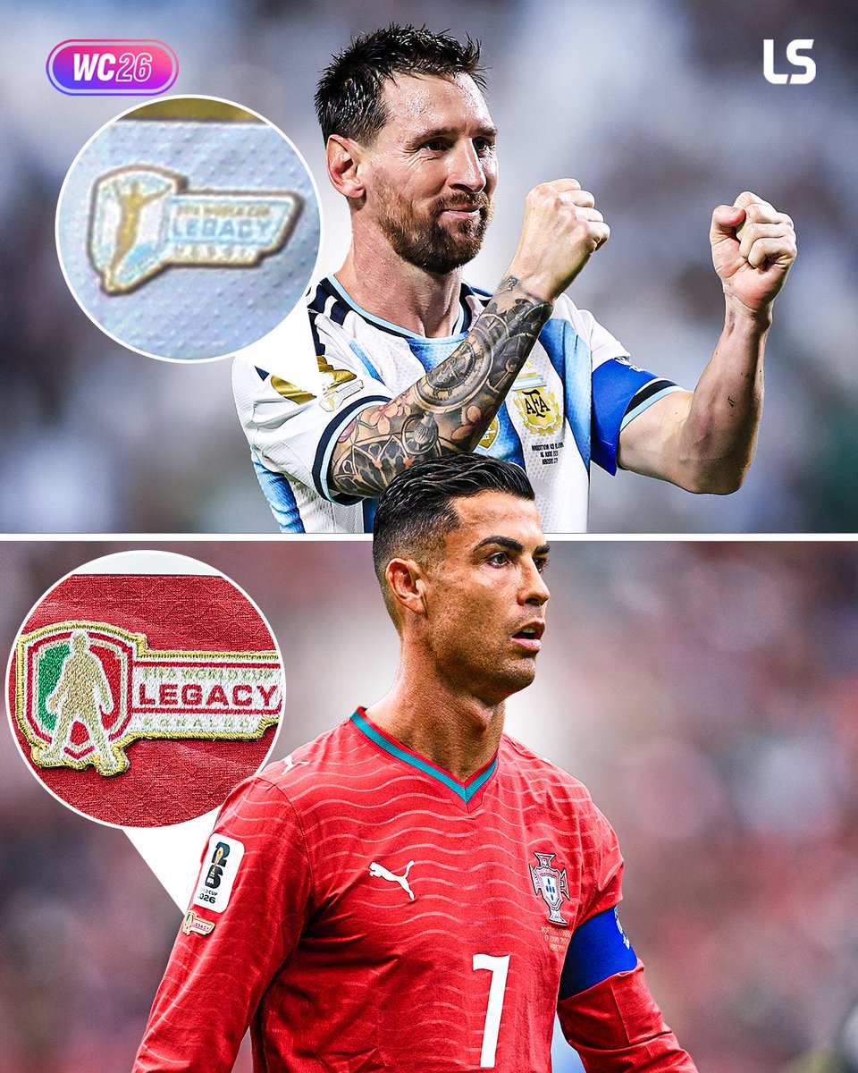 ArabaGeoffrey's tweet photo. Legacy badge for CR7 and messi only following their six time appearenc in world cup🥳🥳🥳🙌🙌 https://t.co/4CAj9fSFb4