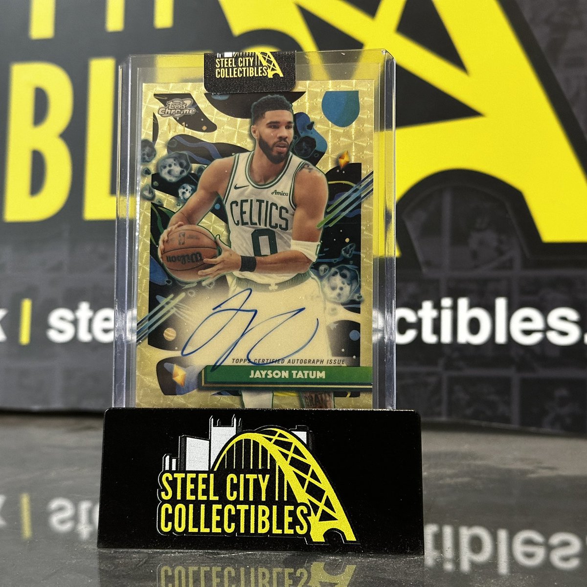 SCCLiveBreaks's tweet photo. Itβs a SUPER #HitOfTheDay!
@Topps Cosmic Chrome Jayson Tatum Superfractor Autograph 1/1! https://t.co/8aKMuIYFlH