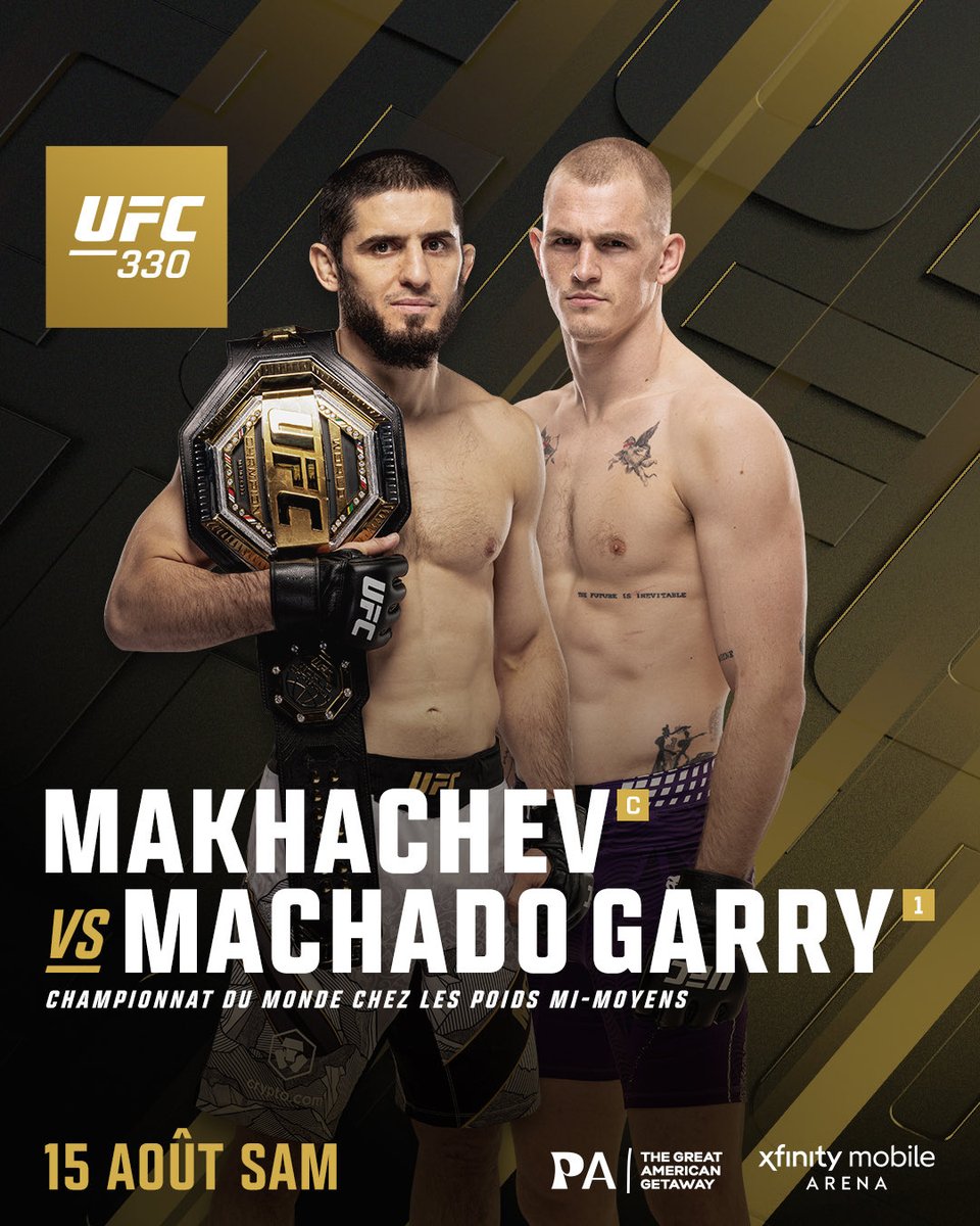 UFCFRA's tweet photo. 🤩 On a le droit à deux gros combats pour le titre pour l’#UFC330 ! https://t.co/6z4EIehsIv