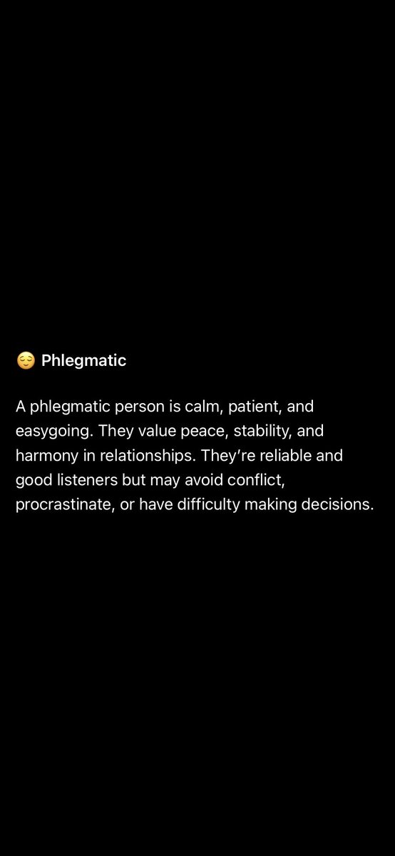 ZidyepO's tweet photo. Which temperament describes you best?

Sanguine
Choleric
Melancholic
Phlegmatic

I’m 100% melancholic. https://t.co/11t0eooLXH