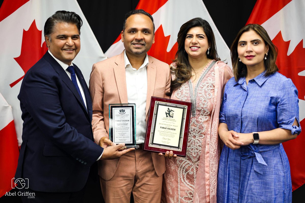 Tim_IQBAL's tweet photo. Congratulations to my good friend @fsaleem03  on receiving the well-deserved Citizen Award from the City of #Brampton in recognition of his outstanding service and contributions to our city.
It was an honour to join friends, community leaders, and residents in celebrating this special achievement and recognizing Faraz's leadership, volunteerism, and dedication to serving others.
Thank you, Faraz, for making a positive difference in Brampton. This recognition is truly well deserved.
#Brampton #CommunityLeadership #Volunteerism #CitizenAward