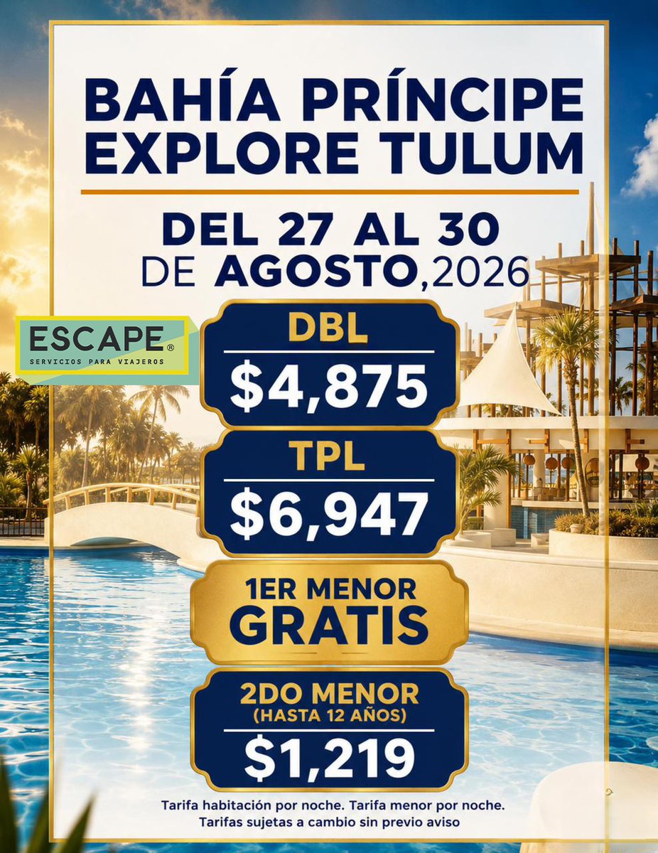 escapeviajeros's tweet photo. Reserva, ya! Informes:𝟗𝟗𝟗 𝟐𝟒𝟔 𝟐𝟎𝟕𝟐 #ViajarEsVivir #Viajar #Foto #Feliz #Verano #Instalike #selfie #music #sonrie #Estilo #felizMiercoles https://t.co/uYBtH9XrPm