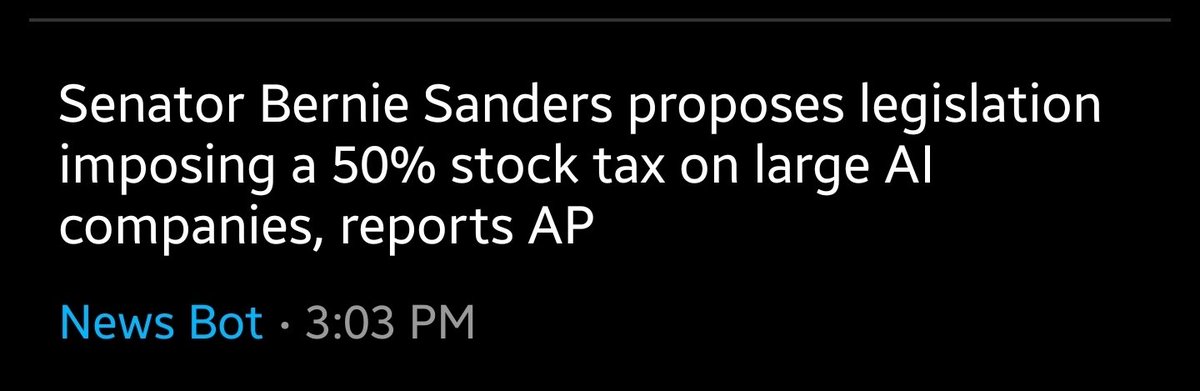 Keepinit_real11's tweet photo. @BernieSanders $QQQ $SPY $DIA $IWM $IVV @POTUS @SecScottBessent
Punishing American companies &amp; trying to tank our 401k values too? https://t.co/MGIorcIWES
