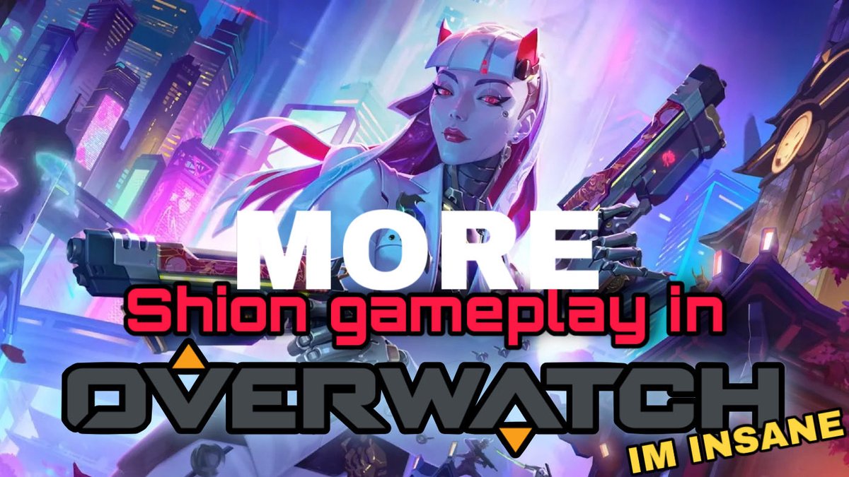 ggrasnn's tweet photo. STREAMING at 5Pm EST! Shion gameplay, cuz she’s my new main 🌝
#overwatch #stream https://t.co/PKhm75jJvU