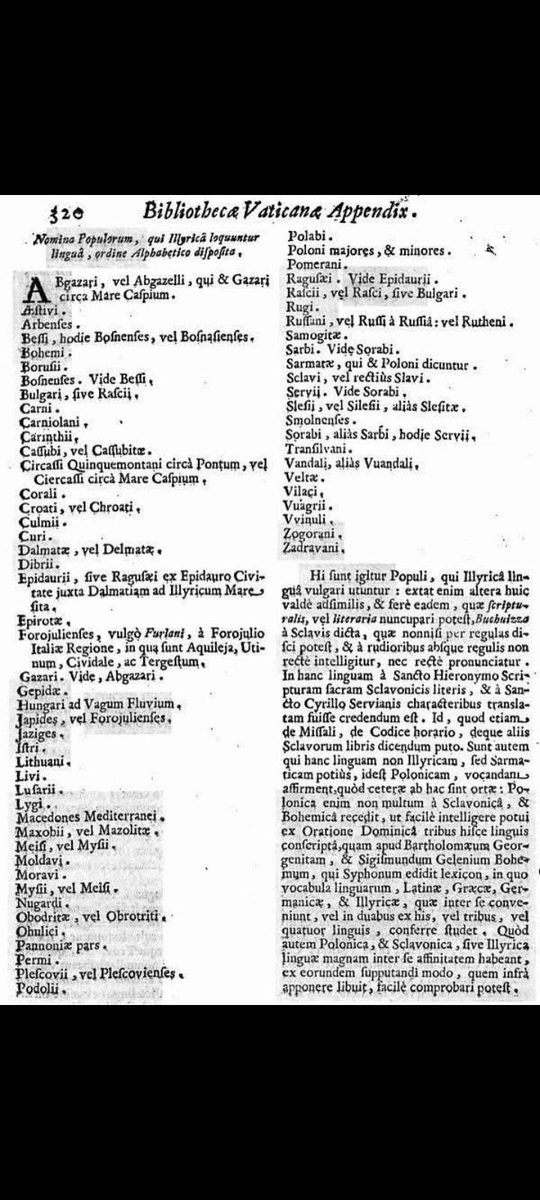 Duki07202's tweet photo. KNJIGA KOJA RUŠI SVE LAŽI O SRBIMA
Bibliotheca apostolica Vaticana, a Sixto V. Pont. Max. in splendidiorem commodioremq. locvm translata : et a fratre Angelo Roccha a Camerino
Knjiga štampana 1587 u delu u kome se bavi Ilirskim jezikom nabraja sve narode koji govore ovim https://t.co/Xc3aemXDti