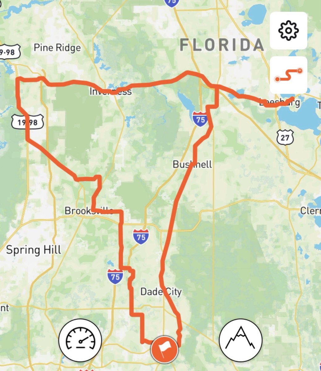 Christo08414125's tweet photo. took a nice six and a-half hour, 298 km ride with @virgillighthall exploring the back roads of western central Florida this morning through Pasco, Hernando, Citrus, Sumter and Lake counties and back again—lots of nice twisties through forested areas and more than a few hills https://t.co/fRyFlPBXoy
