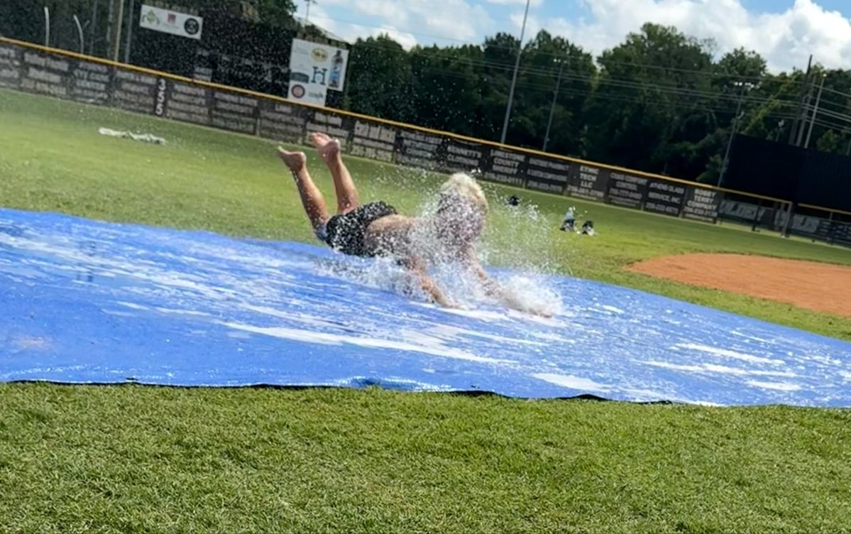 AHSBASEBALL_1's tweet photo. Ended camp with a splash!⚾️💦
A huge thank you to all of our campers for bringing the energy, effort, and enthusiasm each day. We enjoyed watching you learn, compete, and grow on the field. Keep working hard, keep having fun, and we’ll see you next year!
#AskNot🦅 #RepTheA https://t.co/dSyONR0fnr