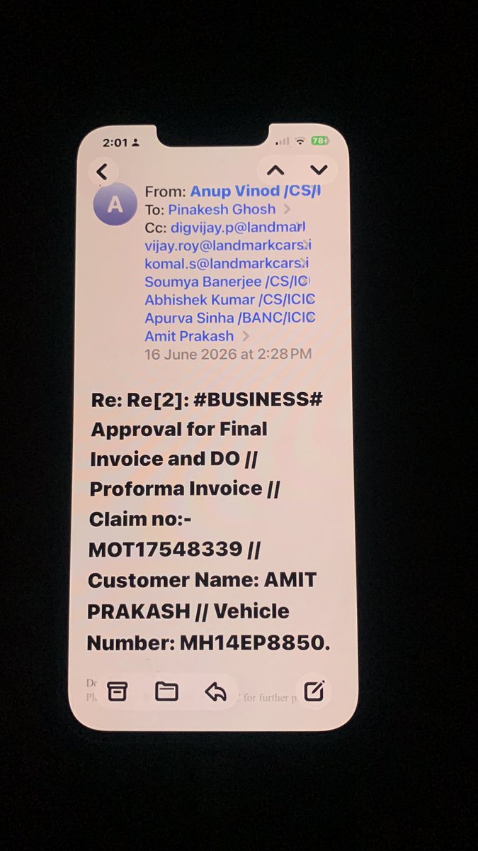 amitprakash007's tweet photo. @ICICILombard  #RAKESHJHA 
I am running”Pillar to Post” to get my #mercedesBenz  accidental car claim  and your officials are playing email game with me from last #sixtydays
@FinMinIndia 
@IRDA_OFICIAL 
I am clueless ; and i am sure there r lot like me. https://t.co/4tg6z9t9kc