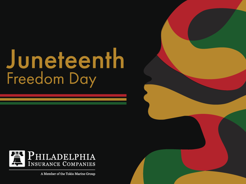 PHLYINS's tweet photo. Our offices are closing at 3 p.m. today and will be closed on Friday, June 19th in observance of #Juneteenth. We hope you have a wonderful holiday! #TEAMPHLY https://t.co/ASCTUWSEKH