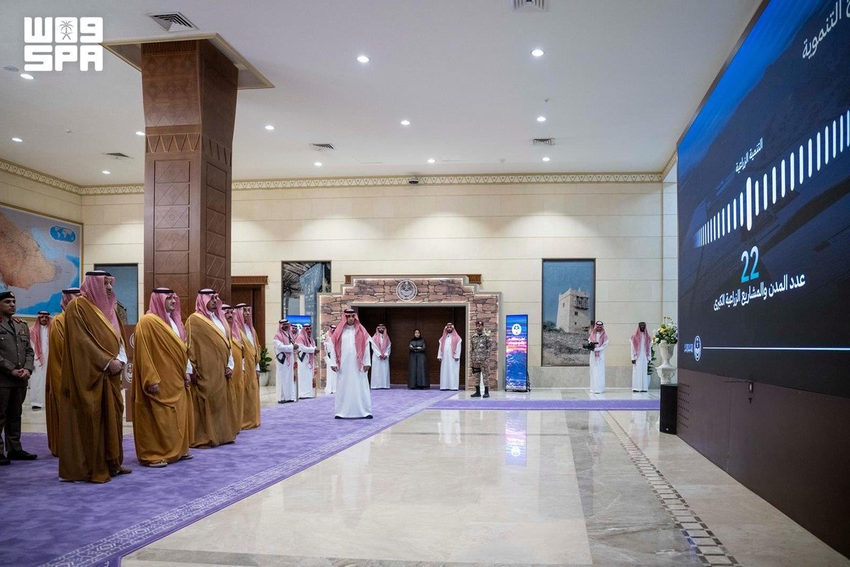 سمو الأمير عبدالعزيز بن سعود يطلع على المبادرات التنموية في الباحة