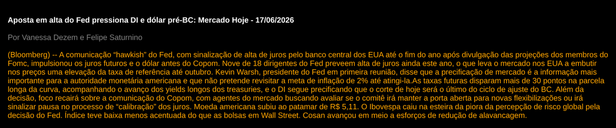 Danilo_Bredda's tweet photo. Resumo BBG: https://t.co/aDNeZTFfrD