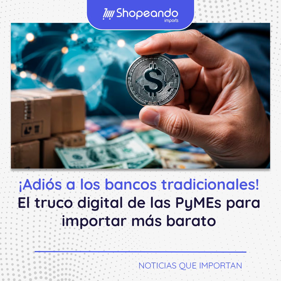 ShopeandoMexico's tweet photo. 🛃 💰 #NoticiasQueImportan 
Las empresas mexicanas adoptan el dólar digital para acelerar sus compras internacionales.

Cada vez más negocios están usando el "dólar digital" para pagar a sus proveedores extranjeros en cuestión de minutos y a un costo mínimo. https://t.co/PuTVopmKZZ