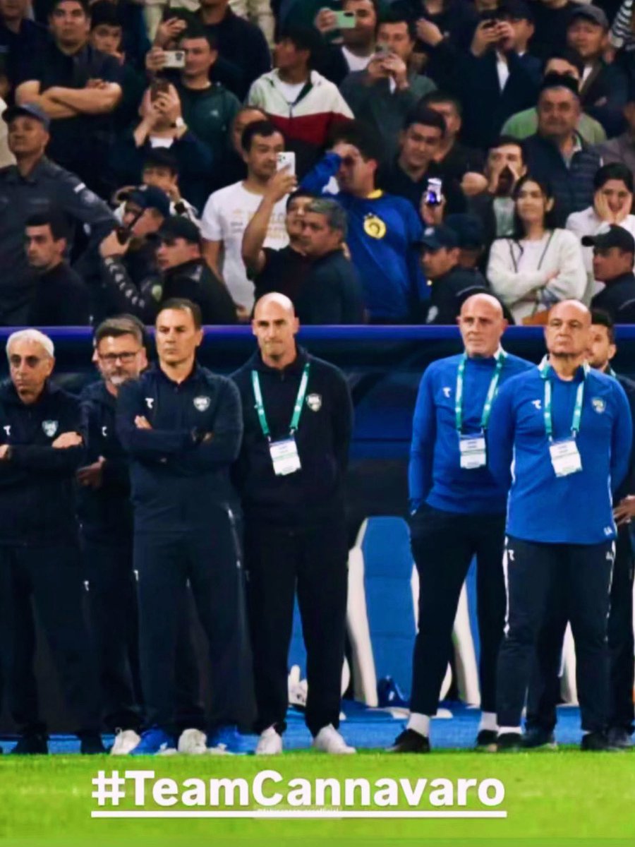 anperillo's tweet photo. Ai Mondiali tifo per l’#Uzbekistan per la stima e l’affetto che porto per il #CannavaroTeam. Uno straordinario gruppo di super professionisti come Fabio #Cannavaro, Paolo Cannavaro, Ciccio #Troise, il prof #Albarella, il dott Castellacci e Antonio Chimenti… 💙 #mundialdefútbol2026 #mondiali