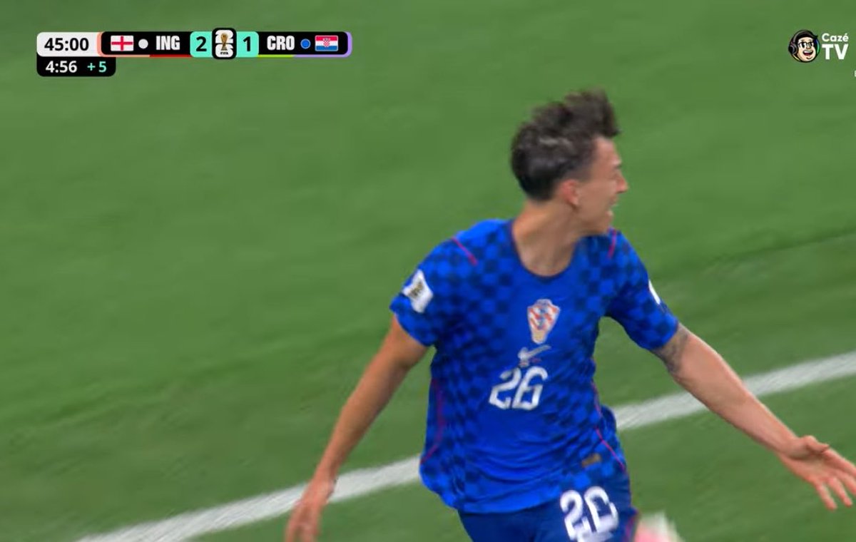 jaurdear's tweet photo. GOL DA CROÁCIA 

2X2

QUE JOGO BOM!!!

E AINDA VEM O SEGUNDO TEMPO https://t.co/An2bFm188L