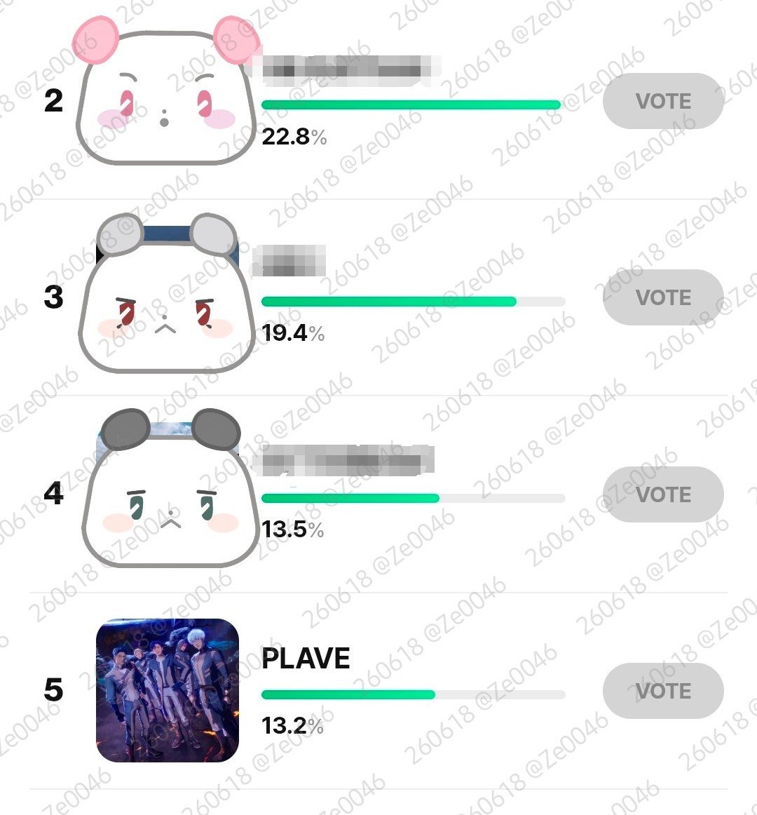 Ze0046's tweet photo. 5th rank |ू•ω•`)
Let's do what we usually do; be present, keep voting, and good luck to every fandom.
(we do wish plv can win though)

Anyway,
D-5 and 2 hours to go to cast our vote 🗳
Ended on 20260623 1PM (KST)

https://t.co/56alMQXXjL https://t.co/8VnUymzUy2