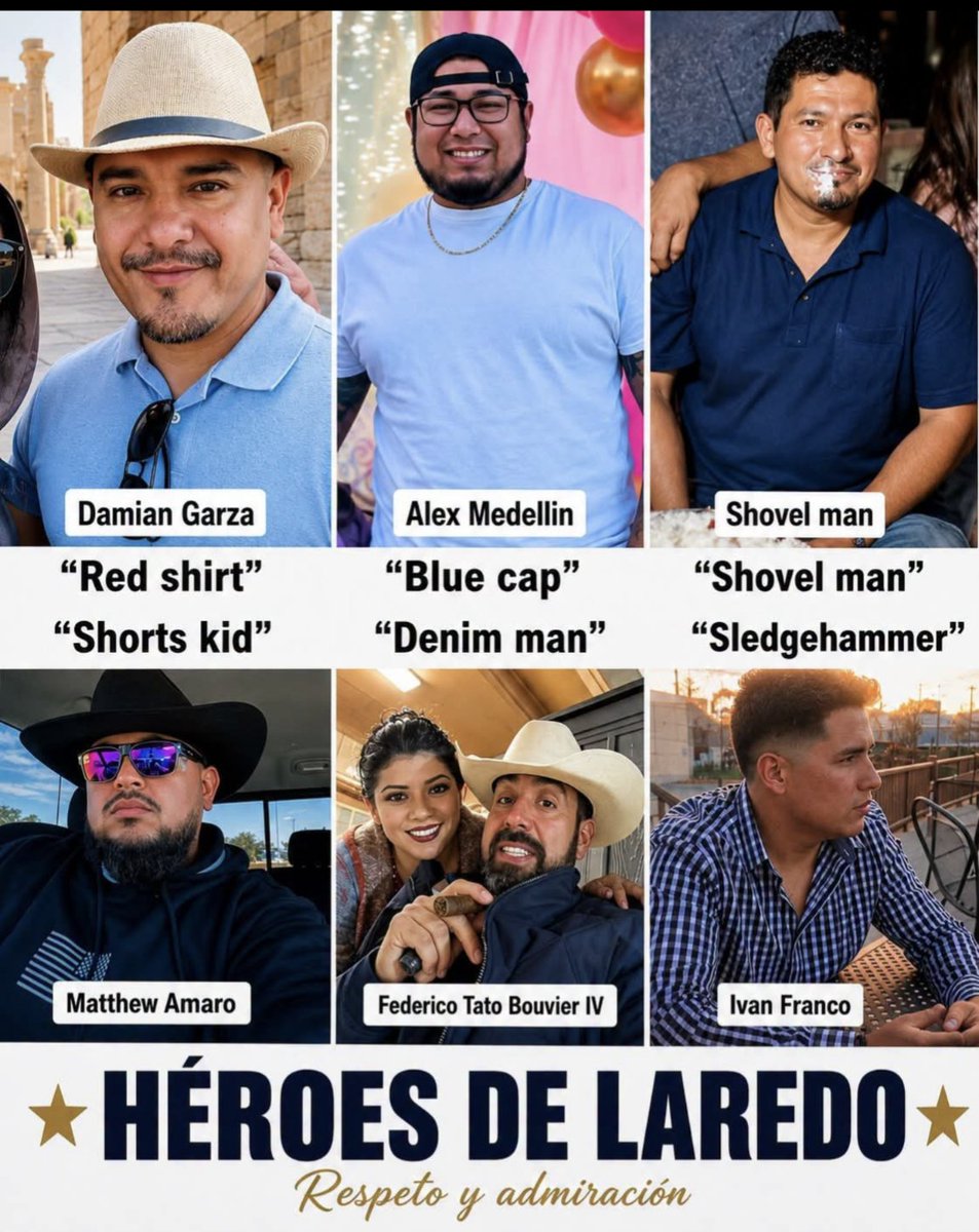 LuxandraV's tweet photo. Admirable young men ! These days when we strive to find HEROES, these men ran towards danger to save 5 passengers from dying. ๐บ๐ธ Brave indeed. @GregAbbott_TX #TEXASFINEST #TexasProud #Laredo
@RepCuellar @tedcruz plane crash.
Austin, Texas https://t.co/ojqVCvc12w