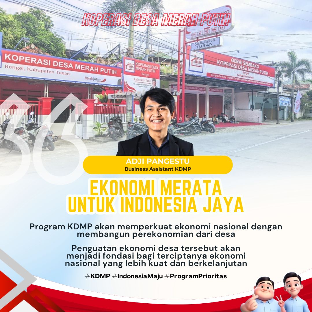 WMotret77701's tweet photo. Bersama Koperasi Desa Merah Putih, kita wujudkan program prioritas Presiden demi kesejahteraan bersama. Saatnya desa mandiri dan berdaya!
#KoperasiDesa #MerahPutihMaju #ProgramPrioritas https://t.co/ki7rdVPj1b