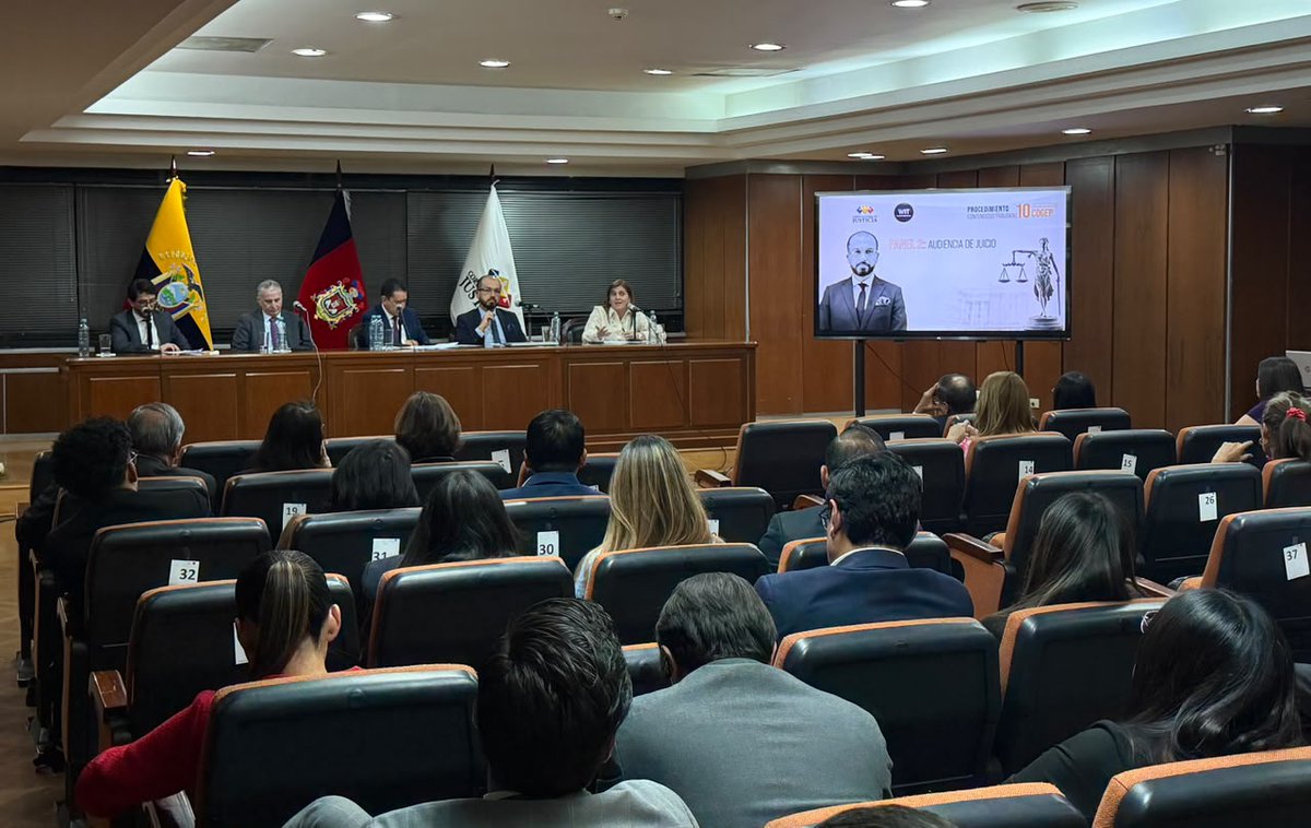 CorteNacional's tweet photo. @womenintaxesec @SRIoficialEc El panel culminó con la intervención de la Dra. Carmen Simone, Socia de la firma Pérez, Bustamante &amp; Ponce, quien compartió criterios y experiencias sobre los aspectos prácticos que intervienen en la producción de la prueba dentro de los procesos tributarios. https://t.co/yOzHKG3yJx