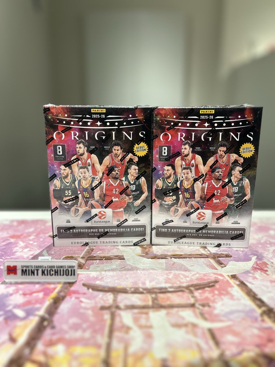 新入荷情報】 ? 2025-26 PANINI ORIGINS EUROLEAGUE BASKETBALL HOBBY 